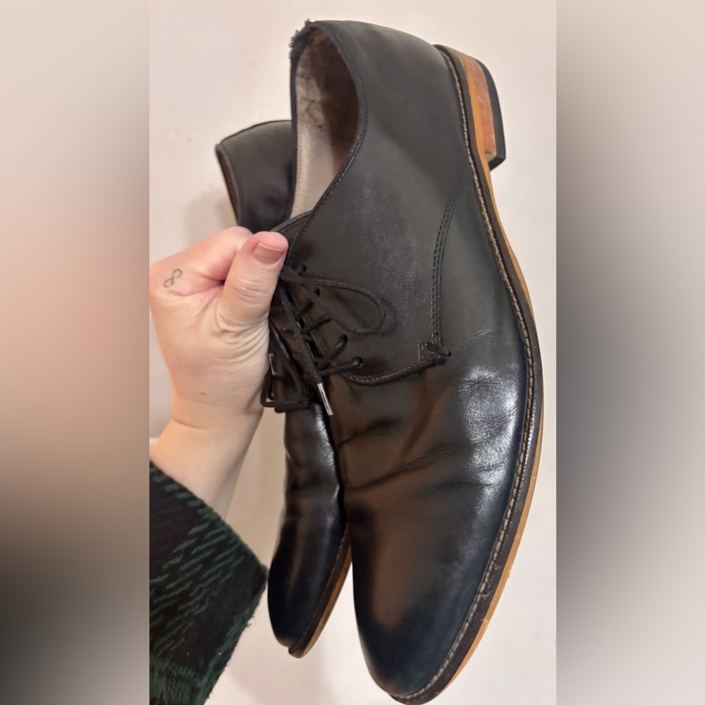 Banana Republic Classic Black Leather Men's Shoes Size 11